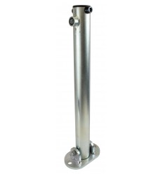 Barreras de estacionamiento para garajes o postes de aparcamiento para coches. Juego de 2 postes de seguridad para barreras de entrada y 16.4 ft de plástico para cadena. Juego de bolardos