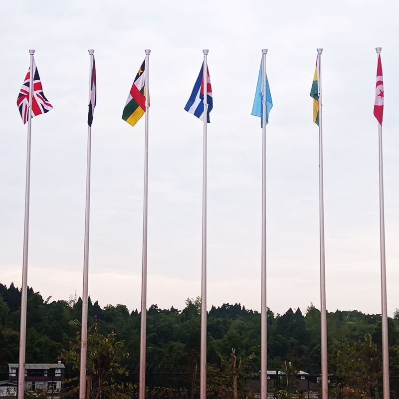outdoor flagpole